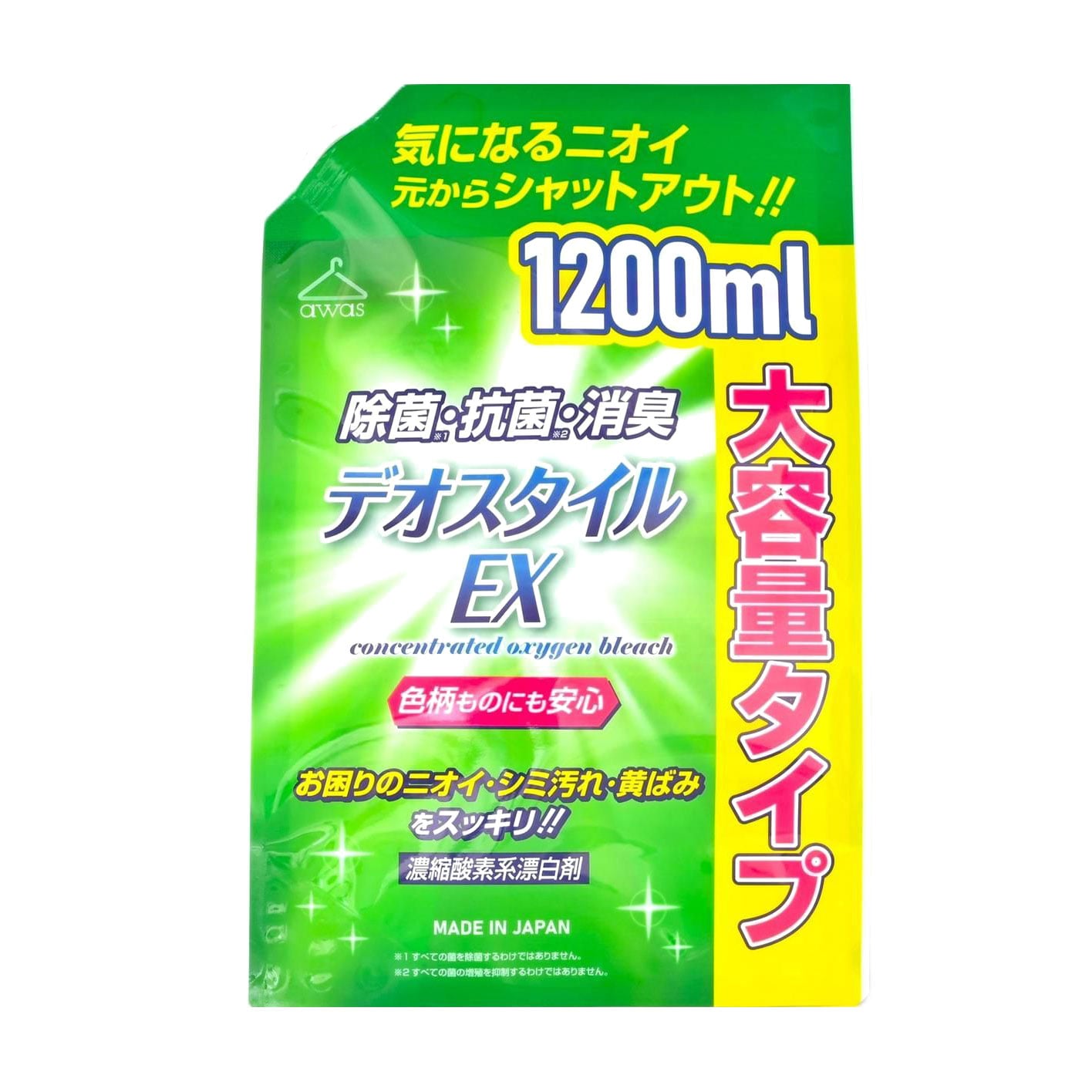 Концентрований кисневий відбілювач Rocket Soap Concentrated Oxygen-Based Bleach, 1.2 л (дойпак)